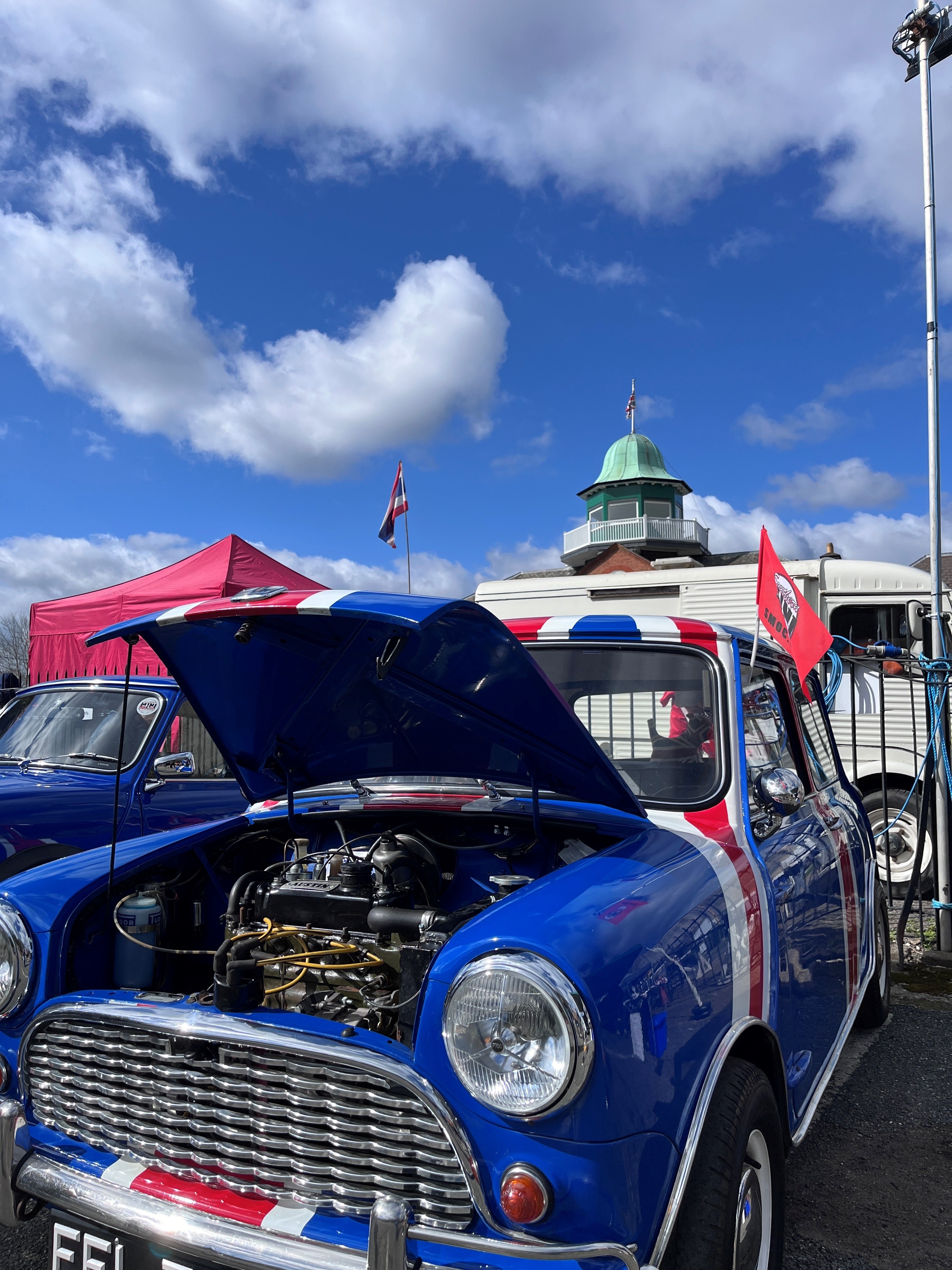 Brooklands Museum British Car Mini Union Jack