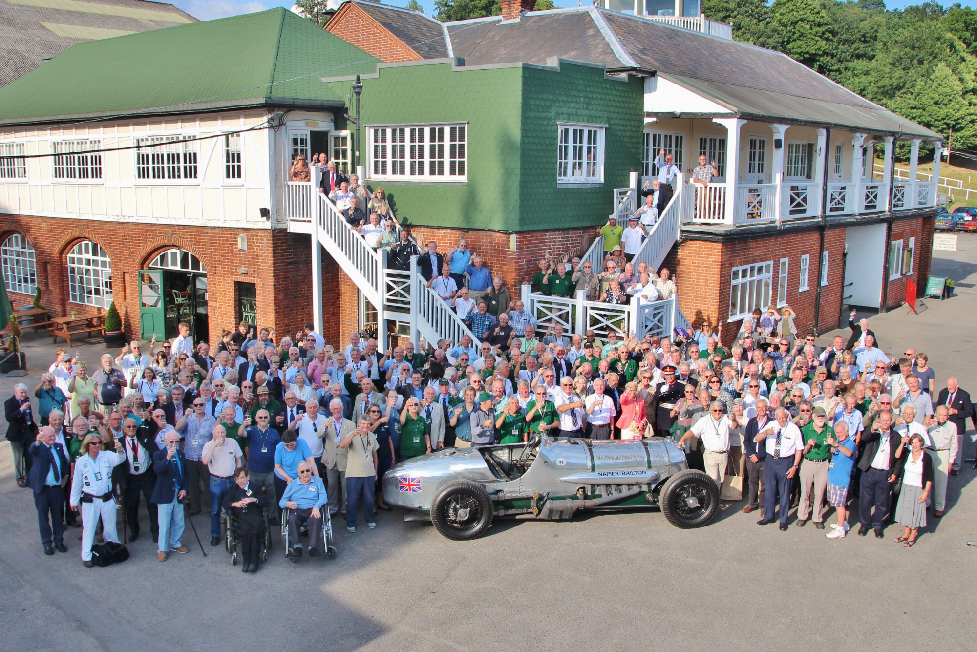 Brooklands Museum Weybridge Surrey Volunteers Clubhouse Napier