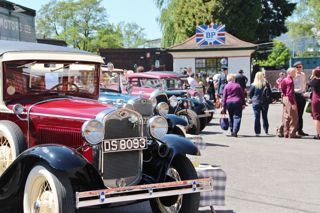 Brooklands Museum Surrey Classic Cars Motoring Village Event Day
